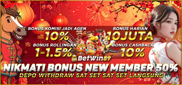 BONUS NEW MEMBER 50%